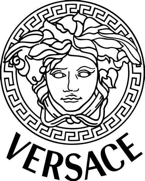 medusa versace black and white|what is the versace symbol.